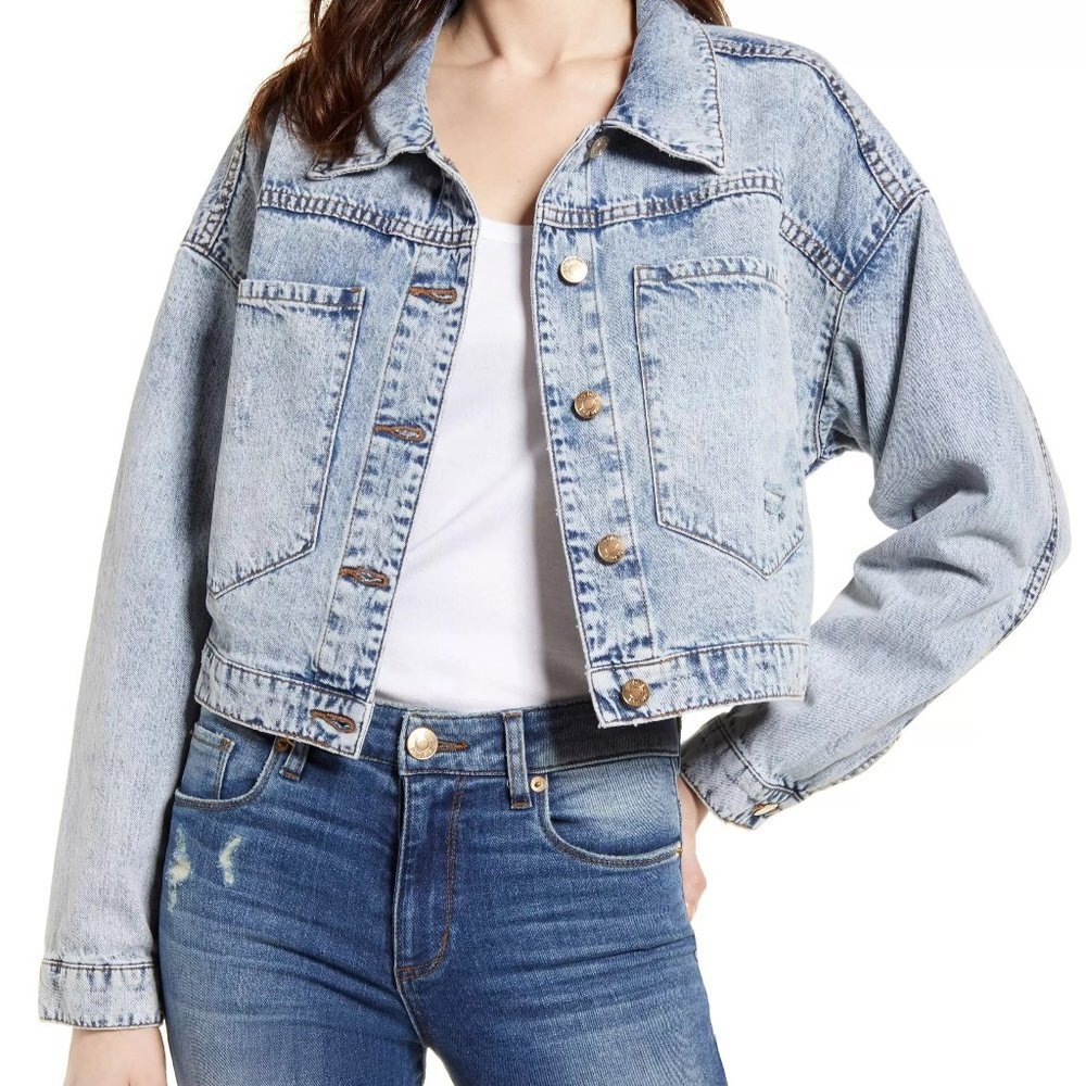 Sts Blue Alice Oversize Crop Denim Jacket